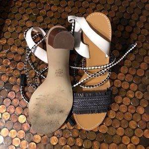 J Crew Raffia Heels EEUC